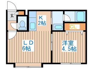 サウザンドファイン琴似の物件間取画像